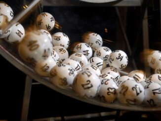 Trommel mit Lottokugeln